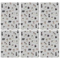 6 Pcs Funny Kitchen Towels,Boston Terrier Microfiber Dish Towels,Kitchen Tea Towels,Kitchen Towel Set (18" X 26")