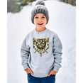 thumbnail image 3 of Camo Baseball Sweatshirt for Men Women & Kids Baseball or Softball Game Day Pullover Gray Sweatshirt Youth XS, 3 of 8