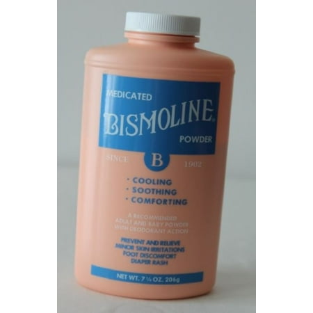 boric oxide talc lightly zinc bottle