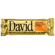 David High Protein Bars, Peanut Butter Chocolate Chunk, 28g Protein (4 Count)