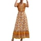thumbnail image 3 of Vestido de verano floral para mujer, vestido floral para mujer, vestido floral con escote en V para mujer, vestido floral con rendimiento inigualable, 3 of 6