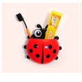 thumbnail image 2 of Punch-free seven-spot ladybug toothbrush holder storage rack wall-mounted creative toothbrush holder, 2 of 4