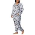 thumbnail image 5 of Disney Womens 2 Piece Cozy Pajama Set (US, Alpha, X-Large, Regular, Regular, Classic Mickey Mouse Gray), 5 of 8