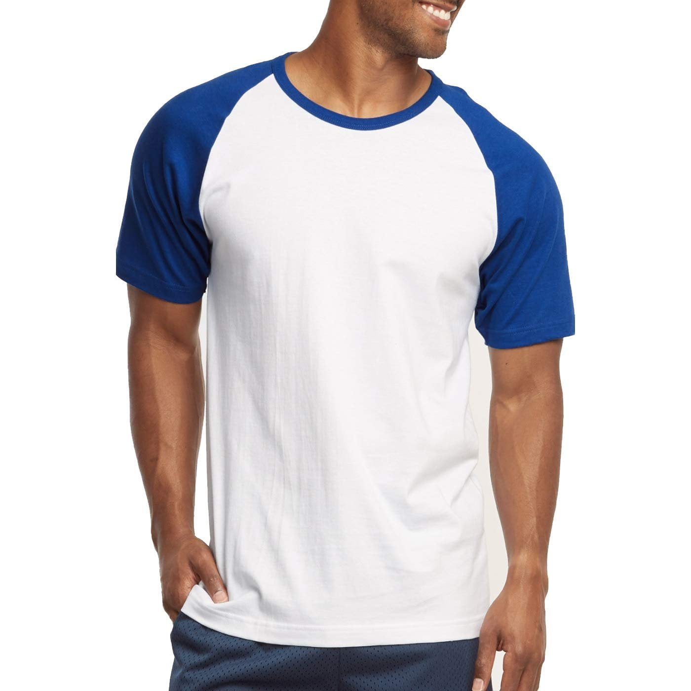 DailyWear Mens Casual Short Sleeve Plain Baseball Cotton T Shirts R