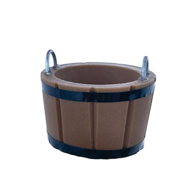 Mini accesorios de lavabo Macarena Barril de casa de muñecas 1:12