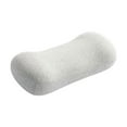 thumbnail image 2 of Almohada para almohadas de almohada de almohada de cama para acampar almohada de apoyo ergonómica para viajes de viaje para dormir avión de senderismo Gris claro, 2 of 8