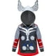 thumbnail image 1 of Nueva sudadera de otoño Superhéroe Capitán América Pijamas Cosplay Suéter Coches Dibujos animados Top Cremallera Sudadera con capucha Ropa para niños 110 (3 años) Gao Jinjia LED, 1 of 2