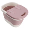 thumbnail image 1 of Bañera Plegable Para Pies, Baño De Pies Portátil Con Función De Masaje, Diseño Mejorado Sin Salpicaduras, Material PP Y TPE, Adecuado Para Viajes, Niños, Invierno, 1 of 8