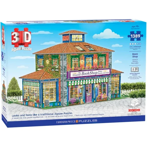 3D Book Shop 1389 PC Puzzle