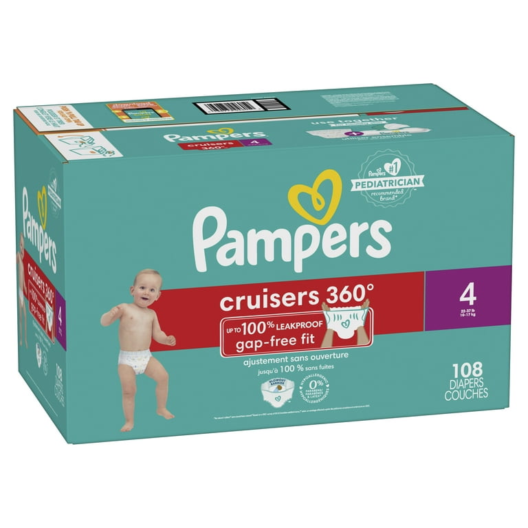 Pampers Couches-culotte taille 4 : 8-15Kg baby dry