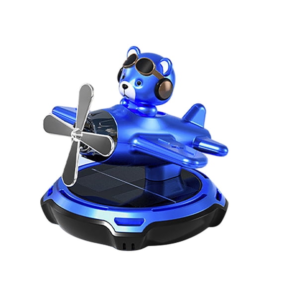 WMQPNNS New Trending Solar Powered Air | Rotating Cartoon Shape Solar Energy Car Air Purifier Airplane Perfume Ornament for Workplace Desk Todays Deals Clearance Sale