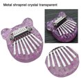 thumbnail image 2 of Mini piano de pulgar acrílico Kalimba compacto de 8 teclas, regalo exquisito para niños principiantes Likrtyny Para estrenar, 2 of 5