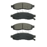AAL Premium Ceramic Front BRAKE PADS For 2007 2008 GMC ACADIA / 2006 2007 Chevy TRAIL BLAZER (Complete set 4 pieces)