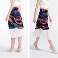 thumbnail image 4 of Octopus Stylish Chiffon Beach Skirts and Summer Dresses for Women scalloped Off Shoulder Maxi Dress Dress Beach Dresses for Women, 4 of 6