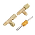 thumbnail image 4 of Quick Coupler Valve Core Tee Adapter, Quick Coupler Access Tee For Vacuum Gauge R22 R12 R134, 4 of 8