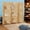 Natural#7, variant on Privacy Screen 4 Panel Folding Room Divider Screen Privacy Screen Freestanding,Partition Screen