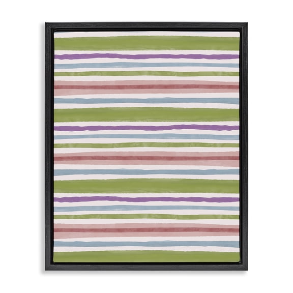 Stupell Industries Eclectic Black Floating Frame Canvas Art, 17 x 21, by Nina Muis Surface Design