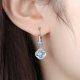 thumbnail image 1 of Pendientes de moda de estilo japonés y coreano, pendientes largos de temperamento coreano, gancho para la oreja de trébol de cuatro hojas para mujer, 1 of 6