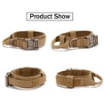 thumbnail image 2 of Collar táctico militar Xqpetlihai de nailon ajustable para perro, 2 of 6