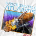 thumbnail image 3 of NASA Shuttle Atlantis Kids T Shirt for Youth Boys and Girls, White, Medium, 3 of 5
