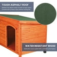thumbnail image 4 of TRIXIE natura Classic Dog House, Flat Hinged Roof, Adjustable Legs, Brown, Medium, 4 of 7