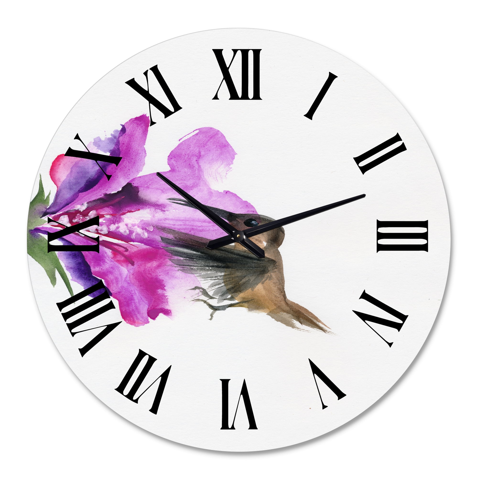 Designart 1 in Quartz Traditional Wall Clock