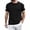Black, variant on Gunia Cooling Shirts Mens Workout Gym Shirts Short Sleeved T Shirt Ice Silk Round Neck Outdoor Casual Breathable Quick Drying Tees For Running Athletic Sport Tops Mens T-Shirts Black 6Xl