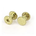 thumbnail image 2 of Uxcell 5x8mm Brass Plated Binding Chicago Screw Post for Album Leather Purse (20-pack), 2 of 4