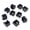 Black, variant on 10Pcs RJ11 RJ45 8P8C Black Computer Internet Networking Sockets Connector For Networking Sockets Accessories