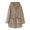 Khaki, variant on Vedolay Top Womens Rhinestone Fringe Casual Jacket Cropped Distressed Casual Jackets,Khaki 4XL