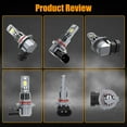 thumbnail image 3 of AUIMSOCO 4pcs For 2006 2007 2008 2009 Dodge Charger LED Headlights High Low beam Bulbs Easy Install Plug-N-Play, 3 of 12