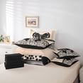thumbnail image 6 of Homewish Female Men Women Kawaii Bowknot Twin Bedding Sets 7-Piece,Dreamy Princess Bow Bedding Comforter Set Microfiber,Abstract Polka Dots Breathable Sheet Sets,Ultra Soft Home Decor,Reversible, 6 of 8