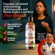 GuruNanda Coconut & Cinnamon Oil Pulling Mouthwash, Neem & Ashwagandha, 8 fl oz