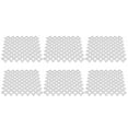 6Pcs 20x20cm NonSlip Splicing Interlocking Floor Mat for Kitchen Bathroom Shower Pool Balcony