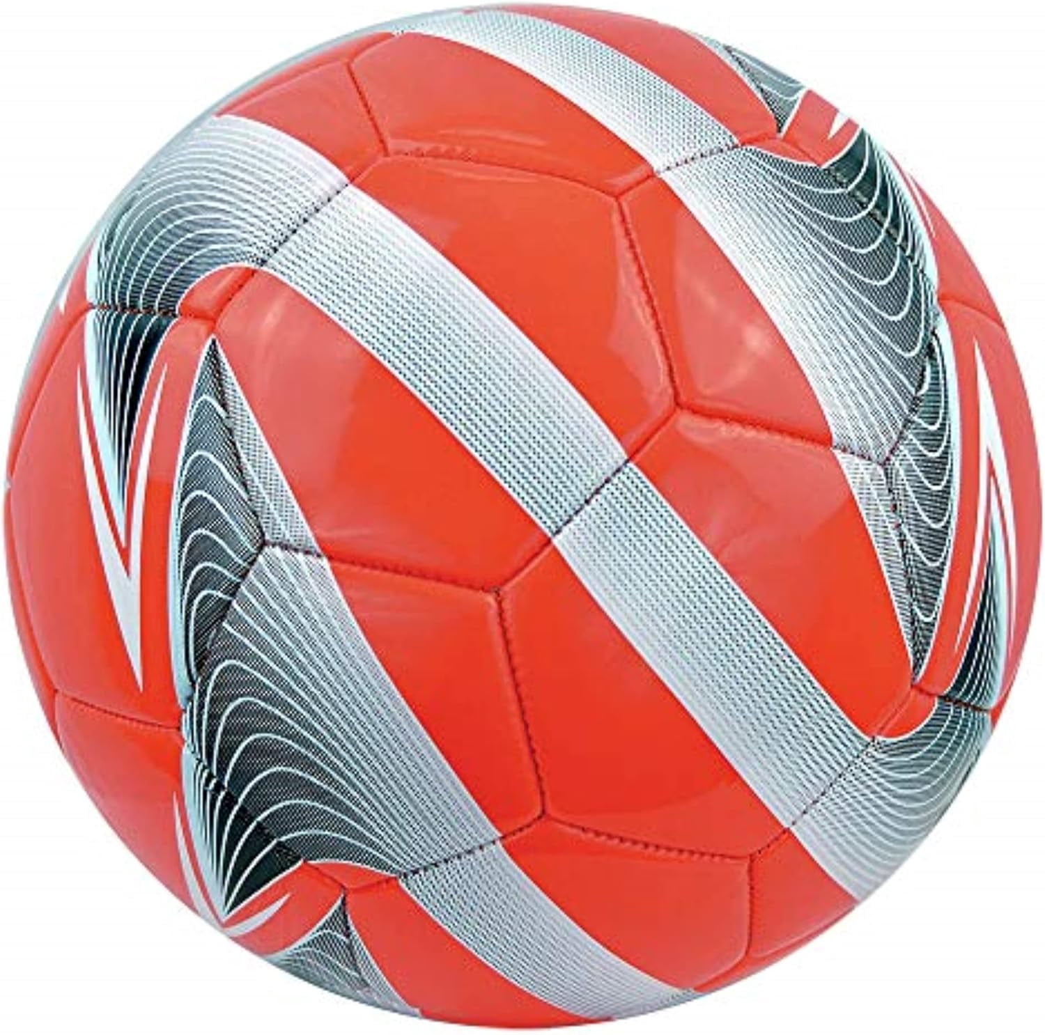 Vizari Odyssey Soccer Ball | Sizes 3, 4, 5 | Durable for Practice & Matches | Indoor & Outdoor Play - RED, 3