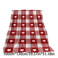 thumbnail image 3 of EGNMCR Couverture Jetée, Couverture Jetée pour Canapé Couverture en Flanelle de la Saint-Valentin Jetée Cœurs d'Amour Rouges Douce Duveteuse Plus H Couvertures en Molleton Confortables pour Canapé Sofa Lit Détente Cadeaux Idéaux pour Enfants Couverture en Flanelle, 3 of 7