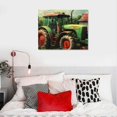 thumbnail image 5 of Orinice Barn Red Roof Sots Art Fine Art Aesthetic Wall Painting for Classroom Kitchen Office Farmhouse Bathroom Room Decor Pictures Wall Art Painting Canvas Print Living Room Bedroom Home, 5 of 6