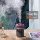 thumbnail image 4 of Humidificador USB con luz de color, humidificador de niebla fría silenciosa de 300 ml para dormitorio, oficina, escritorio y plantas • Mini humidificador portátil • Fácil de limpiar, 4 of 9