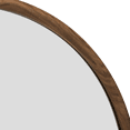 thumbnail image 4 of Bouclair Miroir Rond à Cadre en Bois Noyer, 4 of 5