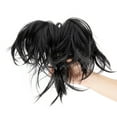 thumbnail image 3 of 14 Inch Adjustable Messy Style Ponytail Hair Extension with Jaw Claw Synthetic Hair-Piece, 3 of 7