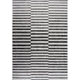 thumbnail image 2 of JONATHAN Y SANTA MONICA 4 x 6 Area Rug, Sukie Offset Stripe - Ivory/Black, SMB133E-4, 2 of 7