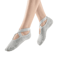 thumbnail image 1 of Calcetines de yoga gruesos profesionales para mujer, con agarres y correas antideslizantes, ideales para pilates, ballet, danza y entrenamiento descalzo, 1 of 6