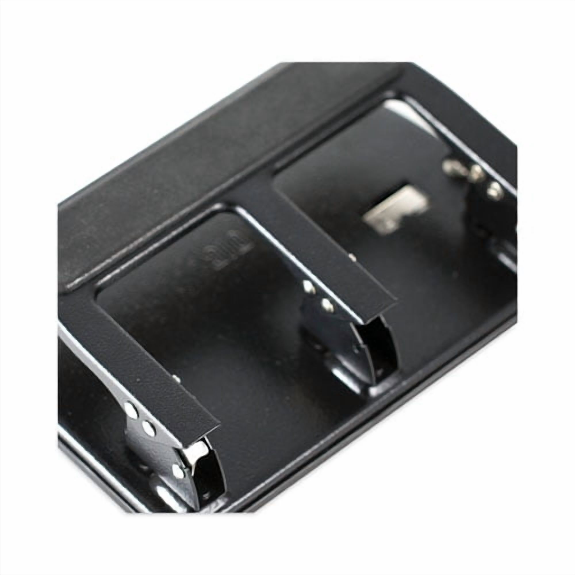40-Sheet Three-Hole Punch With Padded Handle, 9/32" Holes, Black | Bundle of 2