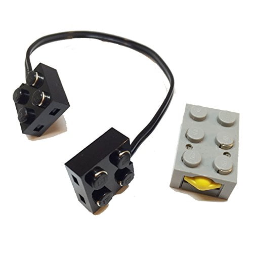 NEW LEGO PART 879 LIGHT GREY ELECTRIC TOUCH SENSOR x 1