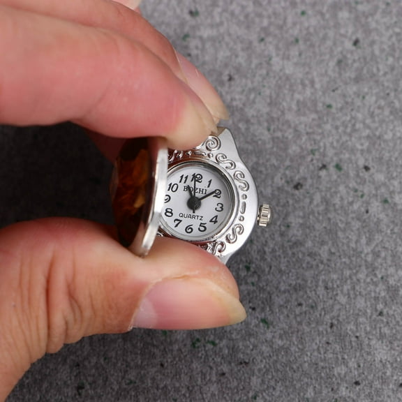 WRITWAA ring watch fashionable small watches for women Alloy 1Set for Wedding