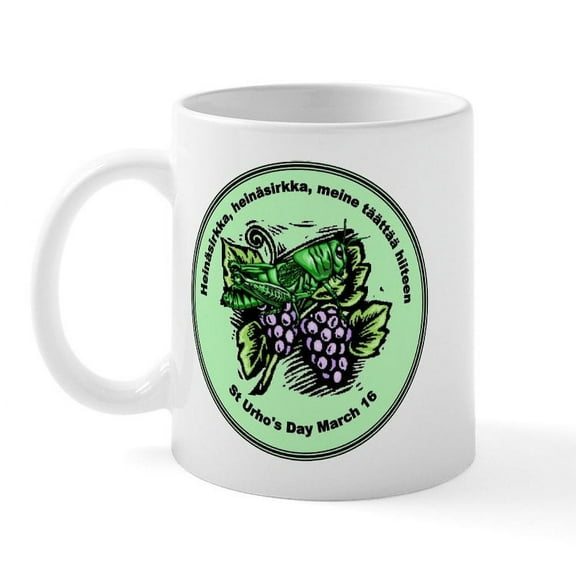 CafePress - St Urhos Day Mug - 11 oz Ceramic Mug - Novelty Coffee Tea Cup