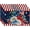 -, variant on Linen Watercolor Red White and Blue American Flag Stars Table Runner 71 Inches Long 4th of July Memorial Day Veterans Day Patriotic Decoration and Supplies for Home