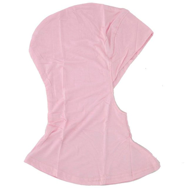 Hijab musulmán Sunnimix Full Cover Tocados de Cuello Suave Rosado 40cm