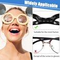 thumbnail image 6 of Eyeglass Nose Pads, Anti Slip Nose Pads for Glasses, Soft Comfortable Silicone Cushions for Sunglasses, Reduce Pressure and Prevent Slipping for Glasses (20 Black Pairs), 6 of 6