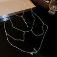 thumbnail image 3 of LYMAYTER Bralette Chain Bra Chain - AdjUS-CYYLtable, Golden/Silver, Inlaid Tassel, Club Accessory, 3 of 6